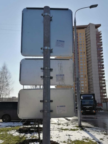 Стойка оцинкованная d57 мм высота 4 метра